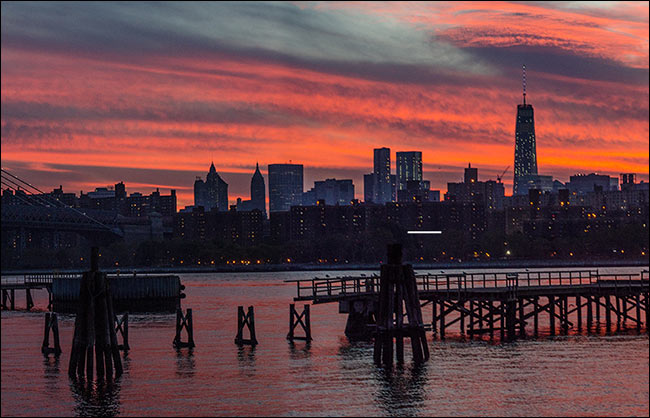 Sunset Panorama New York